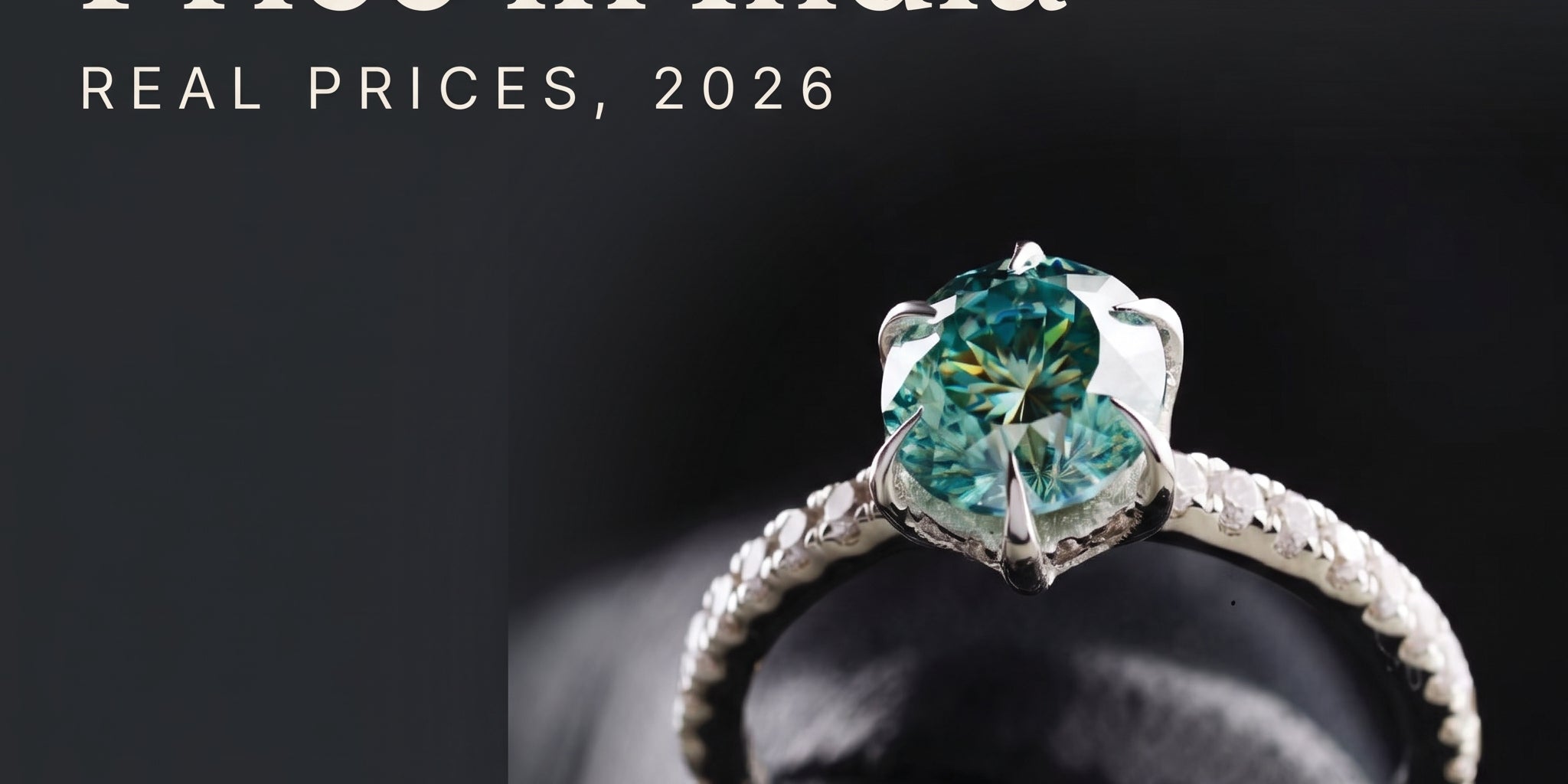 Moissanite Ring Price in India: real prices 2026, by Woke Collection