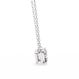 WOKE™ VVS-F Lab Grown 1.00 Carat Radiant cut Diamond pendant | (No chain)