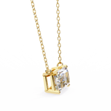 WOKE™ VVS-F Lab Grown 1.00 Carat Radiant cut Diamond pendant | (No chain)