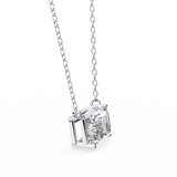 WOKE™ VVS-F Lab Grown 1.00 Carat Radiant cut Diamond pendant | (No chain)