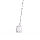 WOKE™ VVS-F Lab Grown 1.00 Carat Radiant cut Diamond pendant | (No chain)