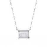 WOKE™ VVS-F Lab Grown 1.00 Carat Radiant cut Diamond pendant | (No chain)