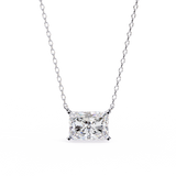 WOKE™ VVS-F Lab Grown 1.00 Carat Radiant cut Diamond pendant | (No chain)