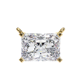 WOKE™ VVS-F Lab Grown 1.00 Carat Radiant cut Diamond pendant | (No chain)
