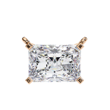WOKE™ VVS-F Lab Grown 1.00 Carat Radiant cut Diamond pendant | (No chain)