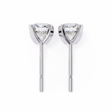 WOKE ™ 1.40 CARAT VVS-EF Tab prong Round CUT Lab Grown Diamond Studs in 14/18k Gold