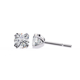 WOKE ™ 1.40 CARAT VVS-EF Tab prong Round CUT Lab Grown Diamond Studs in 14/18k Gold