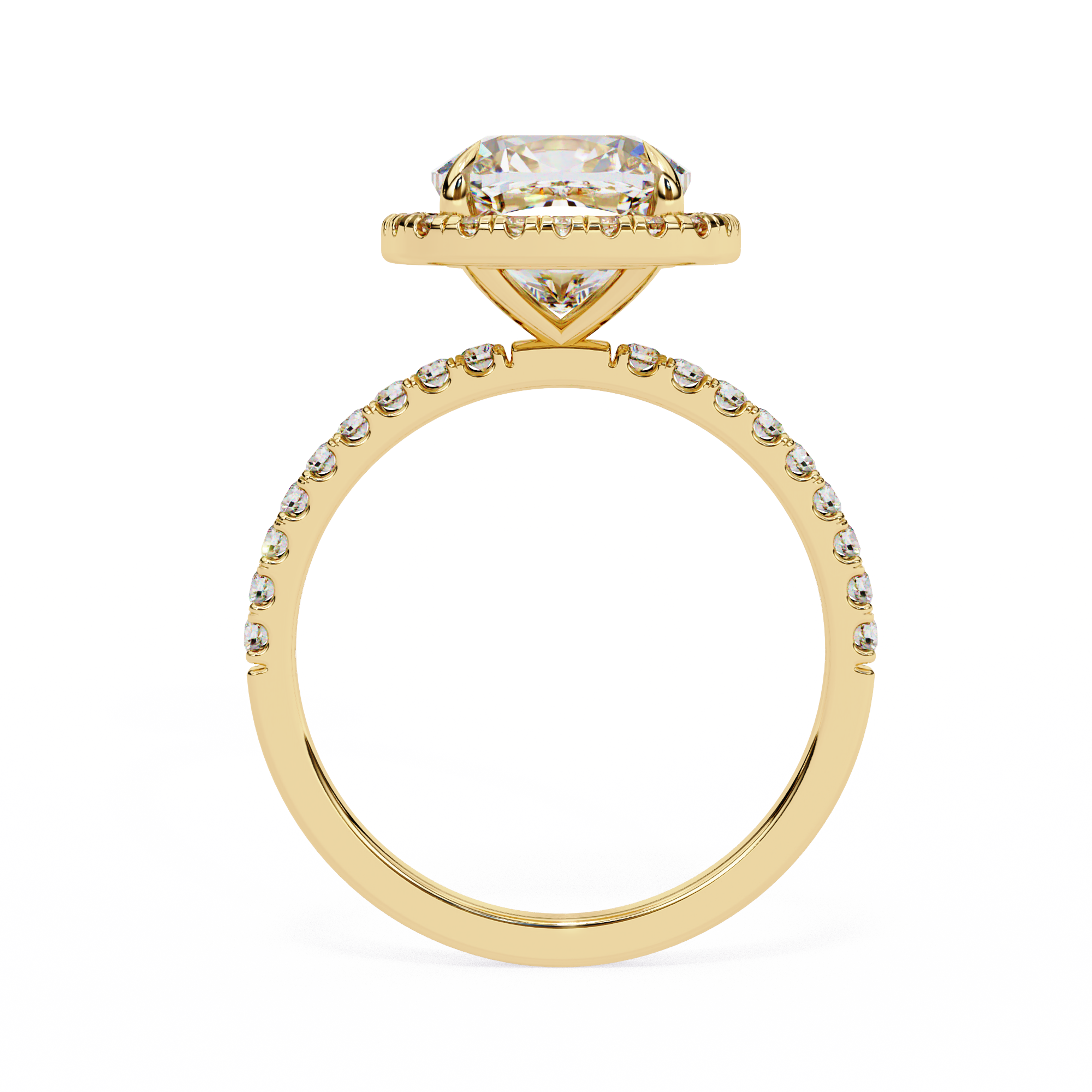 WOKE ™ 1.80 CARAT VVS-EF Lab Grown Diamond ring in 9K/14K/18k Gold