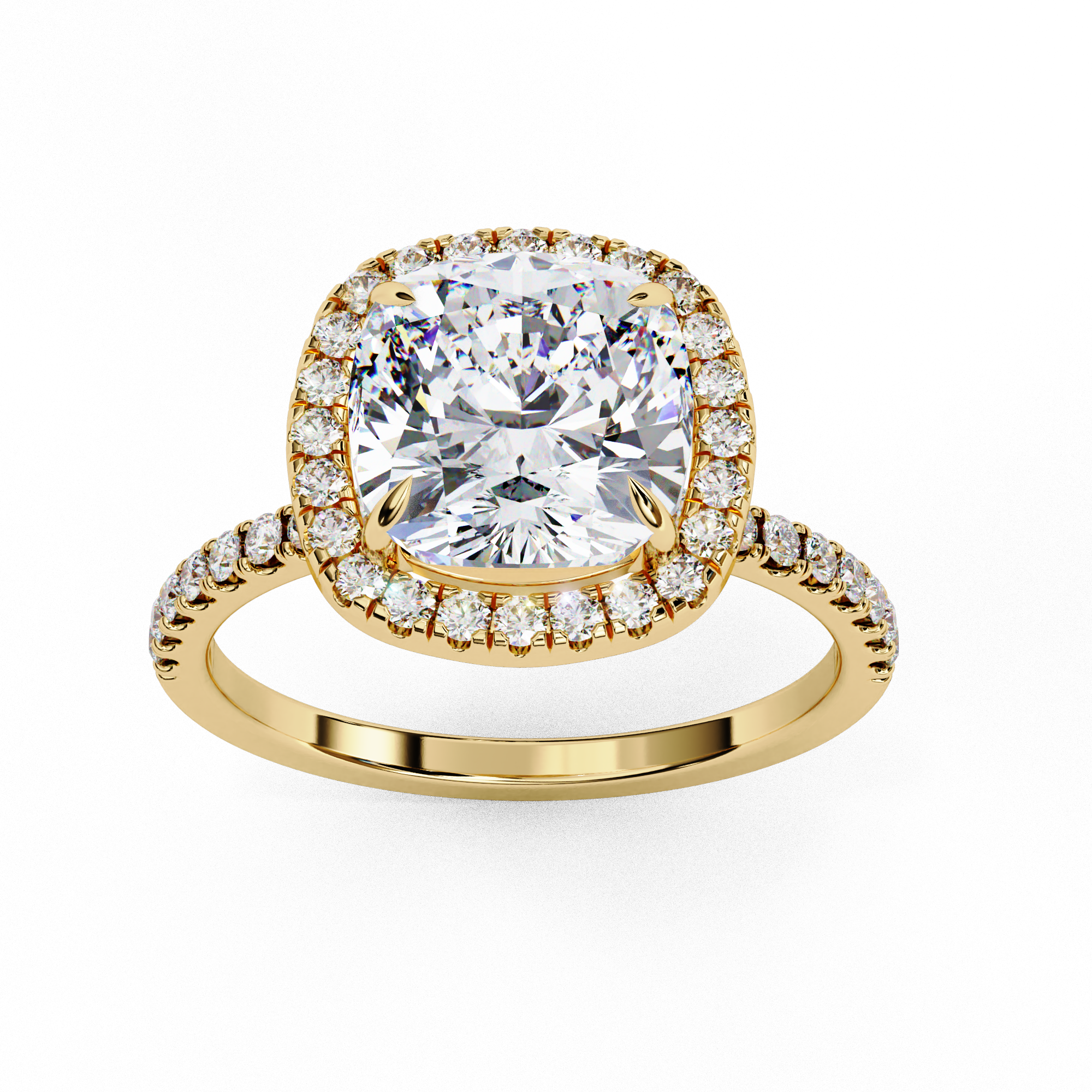 WOKE ™ 1.80 CARAT VVS-EF Lab Grown Diamond ring in 9K/14K/18k Gold