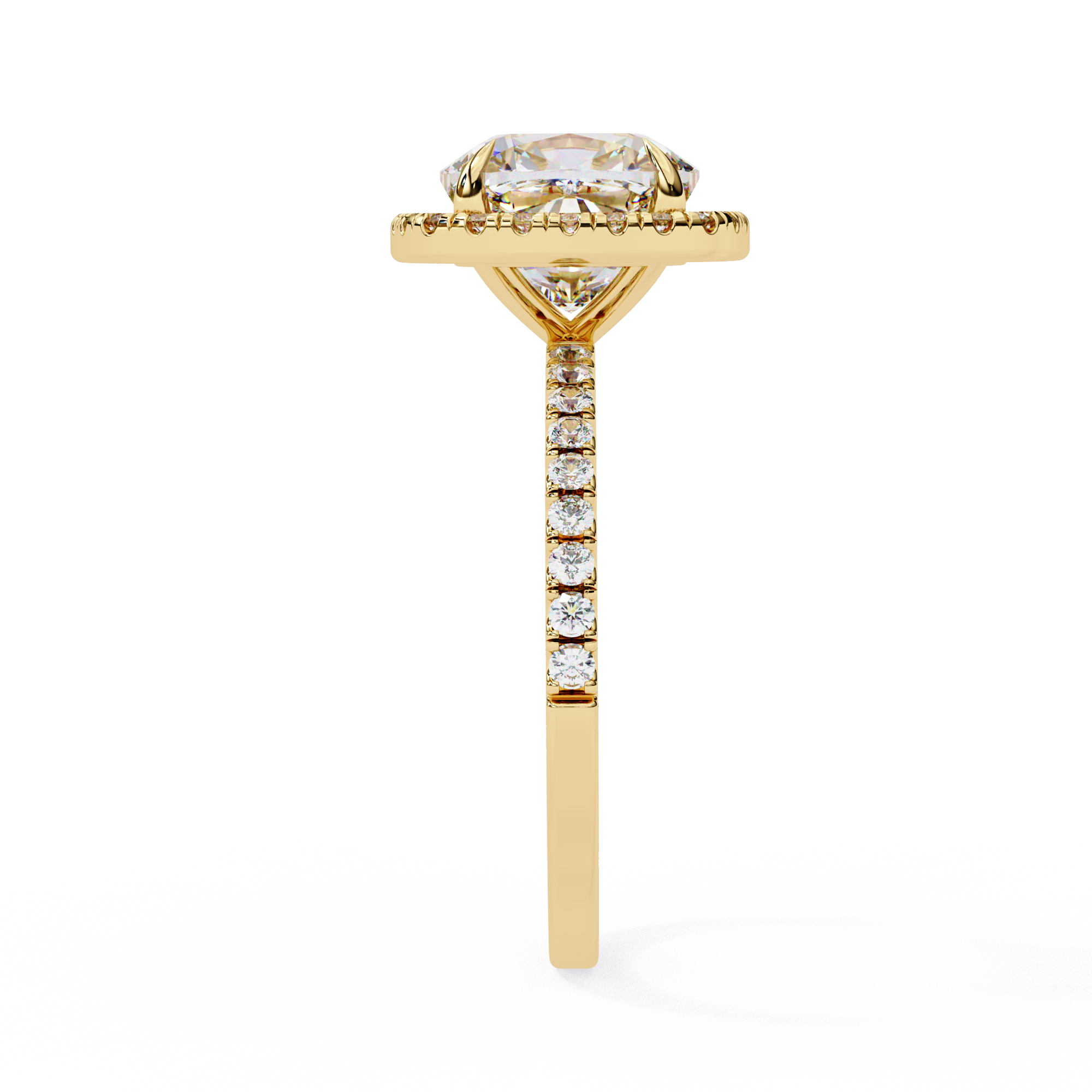 WOKE ™ 1.80 CARAT VVS-EF Lab Grown Diamond ring in 9K/14K/18k Gold