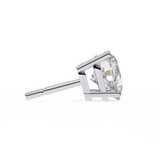 WOKE ™ 2.00 CARAT VVS-EF Heart cut Lab Grown Diamond Studs in 14/18k Gold