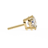 WOKE ™ 2.00 CARAT VVS-EF Heart cut Lab Grown Diamond Studs in 14/18k Gold