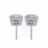 WOKE ™ 2.00 CARAT VVS-EF Heart cut Lab Grown Diamond Studs in 14/18k Gold