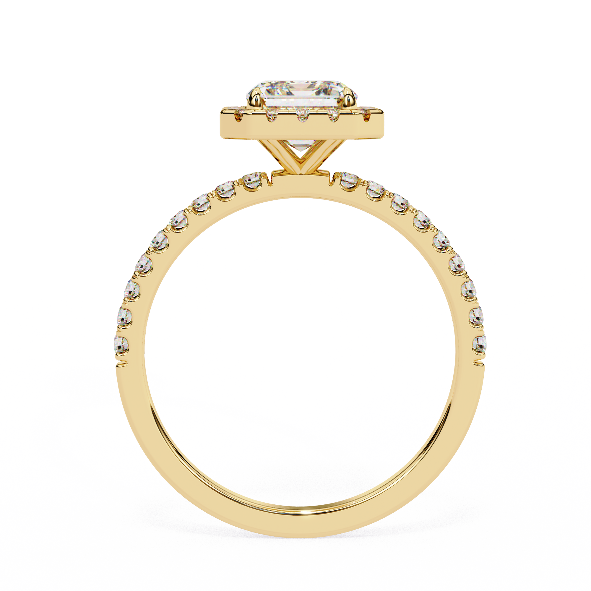 WOKE ™ 1.90 CARAT VVS-EF Lab Grown Diamond ring in 9K/14K/18k Gold