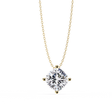 WOKE™ VVS-F Lab Grown 1.00 Carat Radiant cut Diamond pendant | (No chain)