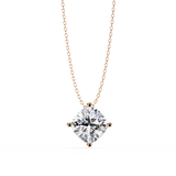 WOKE™ VVS-F Lab Grown 1.00 Carat Radiant cut Diamond pendant | (No chain)