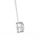 WOKE™ VVS-F Lab Grown 1.00 Carat Radiant cut Diamond pendant | (No chain)
