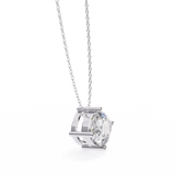 WOKE™ VVS-F Lab Grown 1.00 Carat Radiant cut Diamond pendant | (No chain)