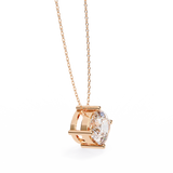 WOKE™ VVS-F Lab Grown 1.00 Carat Radiant cut Diamond pendant | (No chain)