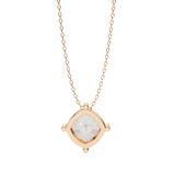 WOKE™ VVS-F Lab Grown 1.00 Carat Radiant cut Diamond pendant | (No chain)