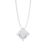 WOKE™ VVS-F Lab Grown 1.00 Carat Radiant cut Diamond pendant | (No chain)