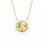 WOKE™ VVS-F Lab Grown 1.00 Carat Radiant cut Diamond pendant | (No chain)