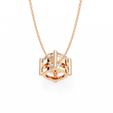 WOKE™ VVS-F Lab Grown 1.00 Carat Radiant cut Diamond pendant | (No chain)