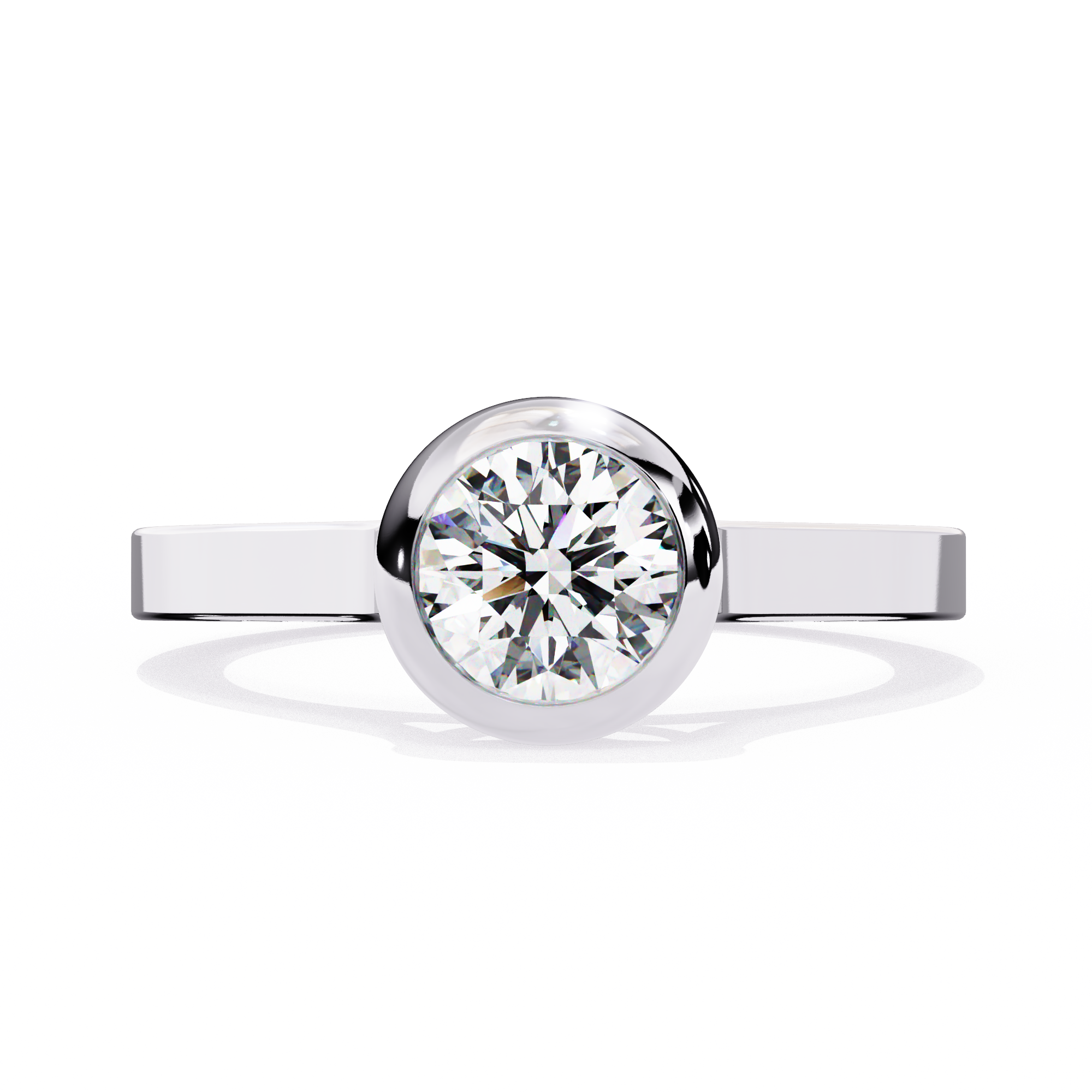 WOKE ™ . 75 CARAT VVS-EF Lab Grown Diamond ring in 9K/14K/18k Gold