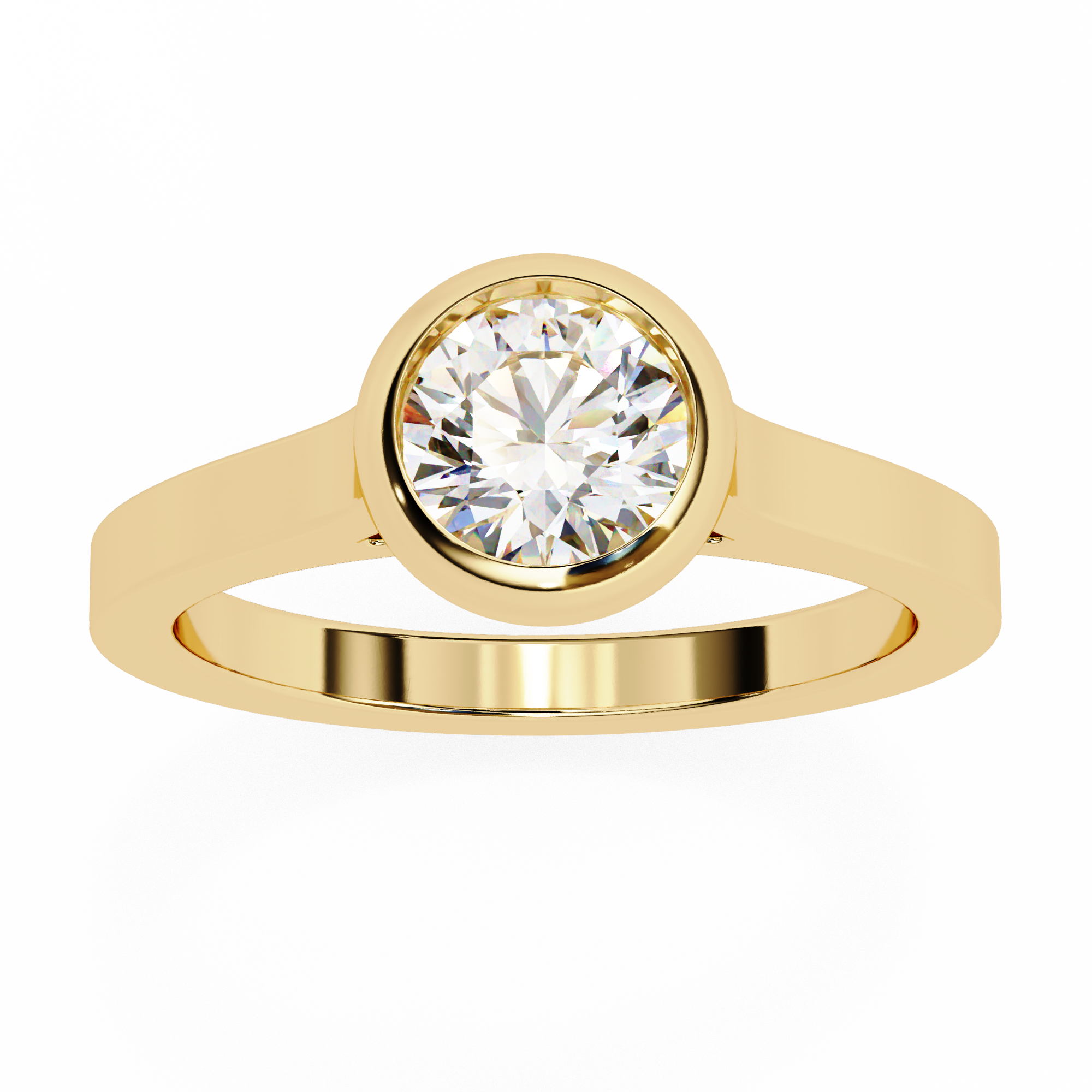 WOKE ™ . 75 CARAT VVS-EF Lab Grown Diamond ring in 9K/14K/18k Gold