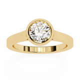 WOKE ™ . 75 CARAT VVS-EF Lab Grown Diamond ring in 9K/14K/18k Gold