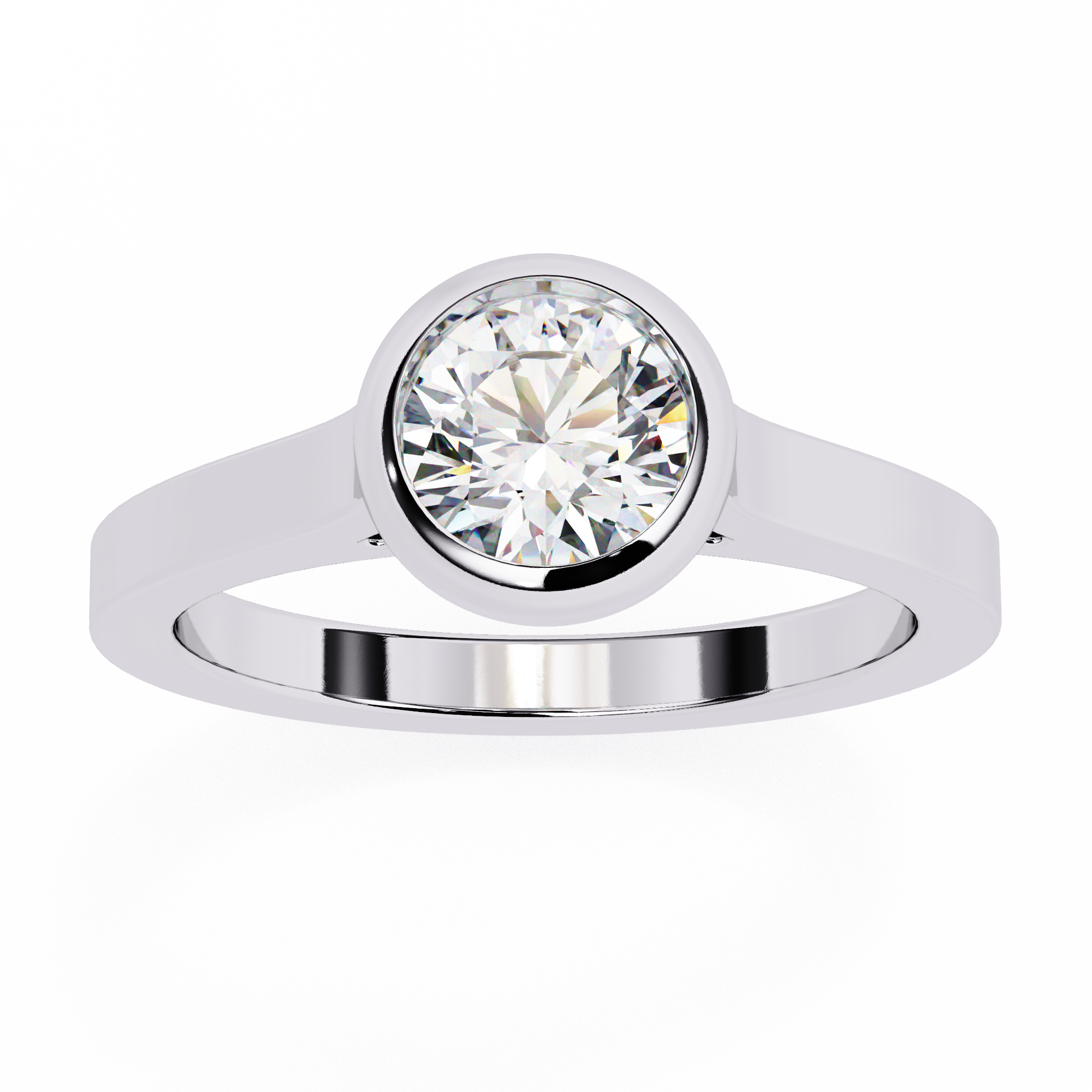 WOKE ™ . 75 CARAT VVS-EF Lab Grown Diamond ring in 9K/14K/18k Gold