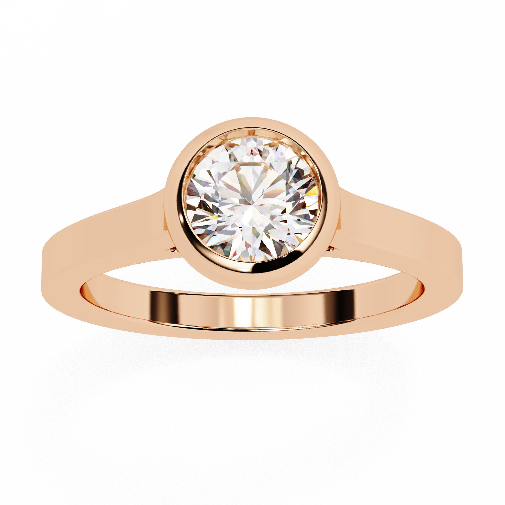 WOKE ™ . 75 CARAT VVS-EF Lab Grown Diamond ring in 9K/14K/18k Gold