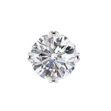 WOKE ™ 1.20 CARAT VVS-EF Turkey round cut Lab Grown Diamond Studs in 14/18k Gold