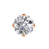 WOKE ™ 1.20 CARAT VVS-EF Turkey round cut Lab Grown Diamond Studs in 14/18k Gold