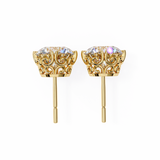 WOKE ™ 1.20 CARAT VVS-EF Turkey round cut Lab Grown Diamond Studs in 14/18k Gold