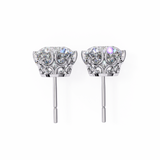 WOKE ™ 1.20 CARAT VVS-EF Turkey round cut Lab Grown Diamond Studs in 14/18k Gold