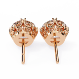 WOKE ™ 1.20 CARAT VVS-EF Turkey round cut Lab Grown Diamond Studs in 14/18k Gold