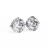 WOKE ™ 1.20 CARAT VVS-EF Turkey round cut Lab Grown Diamond Studs in 14/18k Gold