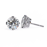 WOKE ™ 1.20 CARAT VVS-EF Turkey round cut Lab Grown Diamond Studs in 14/18k Gold
