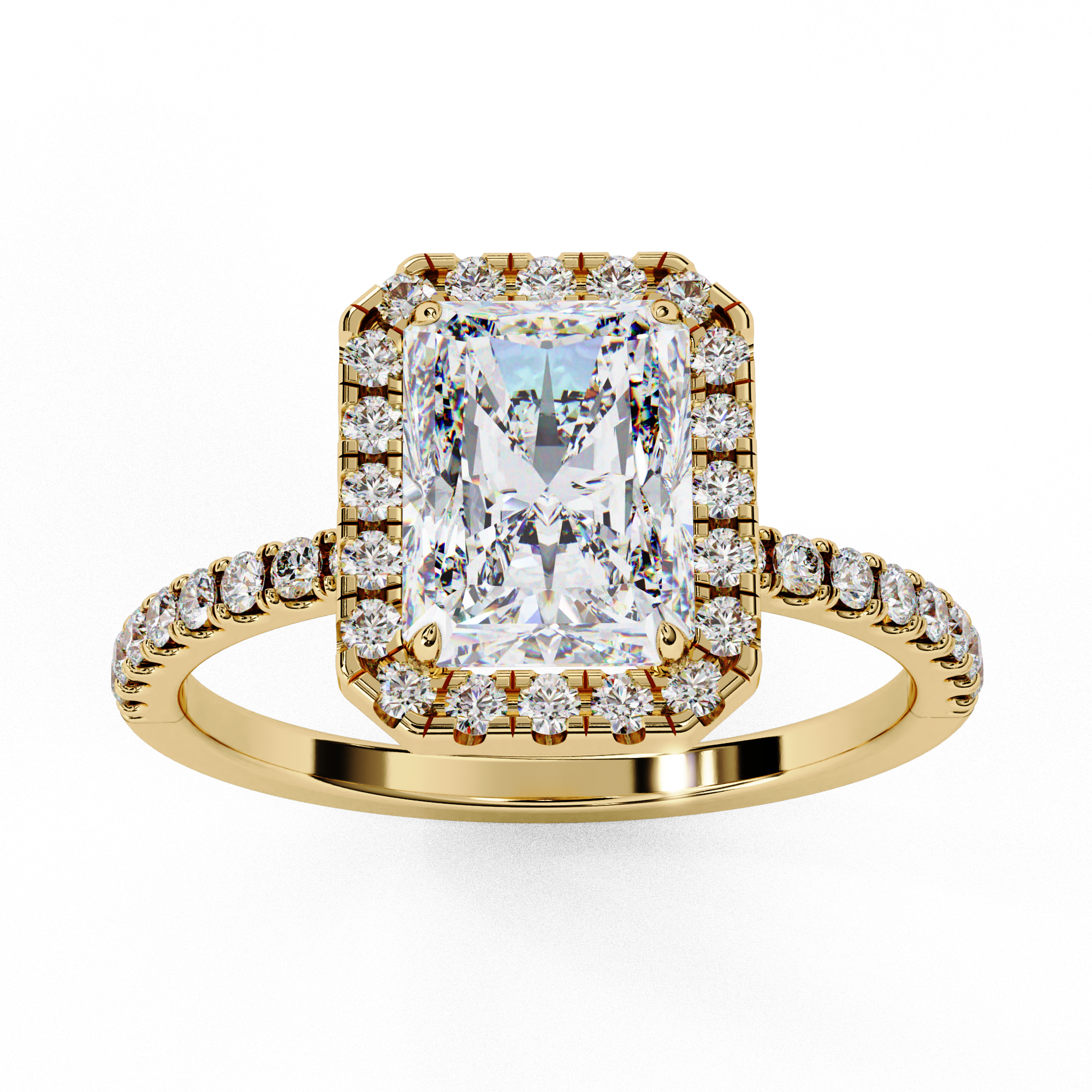 WOKE ™ 1.90 CARAT VVS-EF Lab Grown Diamond ring in 9K/14K/18k Gold