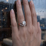 3.661 CT Round Lab Grown Diamond Ring in 9K Gold/14K Gold |WOKE