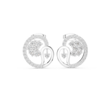 1.082 CT Round Moissanite Studs in 9K Gold/925 Silver
