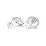 1.082 CT Round Moissanite Studs in 9K Gold/925 Silver