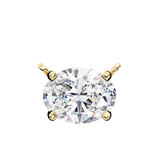 WOKE ™ VVS-F Lab Grown 1.00 Carat Princess cut Diamond pendant | (No chain)