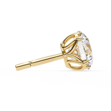 WOKE ™ 1.20 CARAT  VVS-EF Round CUT Lab Grown Diamond Studs in 14/18k Gold
