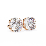 WOKE ™ 1.20 CARAT  VVS-EF Round CUT Lab Grown Diamond Studs in 14/18k Gold