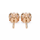 WOKE ™ 1.20 CARAT  VVS-EF Round CUT Lab Grown Diamond Studs in 14/18k Gold