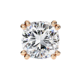 Round cut 8 Prongs Moissanite Studs in 9k Gold/925 Silver for HIM |WOKE