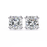 Round cut 8 Prongs Moissanite Studs in 9k Gold/925 Silver for HIM |WOKE