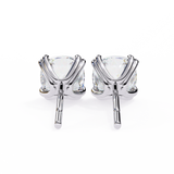 Round cut 8 Prongs Moissanite Studs in 9k Gold/925 Silver for HIM |WOKE